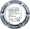 Fil en rouleau remanium®, demi-rond 1,30 mm x 0,65 mm / 51 x 26, dur