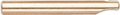 Electrode inférieure, large, avec encoche