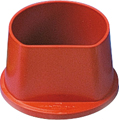 rema® Form Muffelring mittel, ø 80,5/96 mm, Höhe 54,5 mm, rot