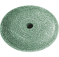 Gummipolierer, grün, ø 22 mm, Form: Linse