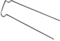 Noninium® Adamsklammer, Länge 11 mm