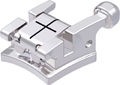 discovery® sl, selbstligierendes Metallbracket mit Häkchen, Zahn 23, -2° Torque, +13° Angulation, Roth 18