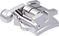 discovery® sl, selbstligierendes Metallbracket mit Häkchen, Zahn 43, -11° Torque, +7° Angulation, Roth 18