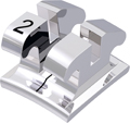 equilibrium® 2, Metallbracket, Zahn 42, -1° Torque, 0° Angulation, Roth 18