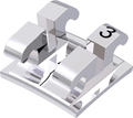 equilibrium® 2, Metallbracket, Zahn 23, 0° Torque, 0° Angulation, Standard Edgewise 18