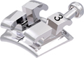 equilibrium® 2, Metallbracket mit Häkchen, Zahn 23, -2° Torque, +13° Angulation, Roth 18