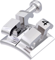 equilibrium® 2, Metallbracket mit Häkchen, Zahn 24, -7° Torque, 0° Angulation, McLaughlin-Bennett-Trevisi** 18
