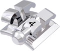 equilibrium® 2, Metallbracket mit Häkchen, Zahn 34, -12° Torque, +2° Angulation, McLaughlin-Bennett-Trevisi** 18