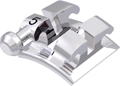 equilibrium® 2, Metallbracket mit Häkchen, Zahn 45, -17° Torque, +2° Angulation, McLaughlin-Bennett-Trevisi** 18