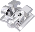 equilibrium® 2, Metallbracket mit Häkchen, Zahn 33, +7° Torque, +5° Angulation, Ricketts® Universal 18