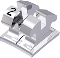 equilibrium® mini, Metallbracket, Zahn 42, -6° Torque, 0° Angulation, McLaughlin-Bennett-Trevisi** 18