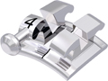 equilibrium® mini, Metallbracket mit Häkchen, Zahn 44, -17° Torque, 0° Angulation, Roth 18