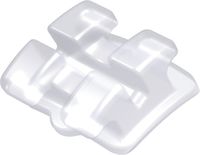 discovery® pearl, bracket en céramique, dent 45, torque -22°, angulation 0°, Roth 18
