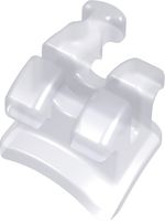 discovery® pearl, bracket en céramique avec crochet, dent 13, torque -2°, angulation +13°, Roth 18