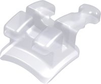 discovery® pearl, bracket en céramique avec crochet, dent 15, torque -7°, angulation 0°, Roth 18
