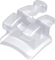 discovery® pearl, bracket en céramique avec crochet, dent 25, torque -7°, angulation 0°, Roth 18