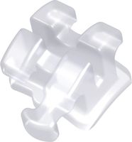 discovery® pearl, bracket en céramique avec crochet, dent 33, torque -11°, angulation +7°, Roth 18