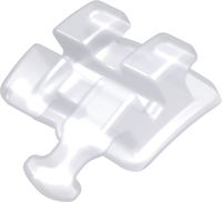 discovery® pearl, bracket en céramique avec crochet, dent 35, torque -22°, angulation 0°, Roth 18