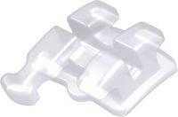 discovery® pearl, bracket en céramique avec crochet, dent 44, torque -17°, angulation 0°, Roth 18