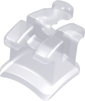 discovery® pearl, bracket en céramique avec crochet, dent 25, torque -7°, angulation 0°, McLaughlin-Bennett-Trevisi** 18