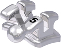 discovery® smart, Metallbracket mit Häkchen, Zahn 35, -22° Torque, 0° Angulation, Roth 18