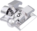 equilibrium® 2, Metallbracket mit Häkchen, Zahn 35, -22° Torque, 0° Angulation, Roth 22