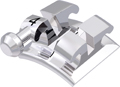 equilibrium® 2, Metallbracket mit Häkchen, Zahn 44, -17° Torque, 0° Angulation, Roth 22