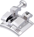 equilibrium® mini, Metallbracket mit Häkchen, Zahn 24, -7° Torque, 0° Angulation, McLaughlin-Bennett-Trevisi** 22