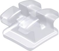 discovery® pearl, bracket en céramique, dent 22, torque +8°, angulation +9°, Roth 22