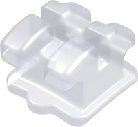 discovery® pearl, bracket en céramique, dent 42, torque -1°, angulation 0°, Roth 22