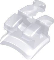 discovery® pearl, bracket en céramique avec crochet, dent 34, torque -12°, angulation +2°, McLaughlin-Bennett-Trevisi** 22