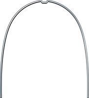 rematitan® LITE Idealbogen mit Dimple, OK, Bogenform schmal, vierkant 0,41 mm x 0,41 mm / 16 x 16