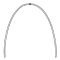 rematitan® LITE arch, arch form I (pointed), rectangular 0.41 mm x 0.41 mm / 16 x 16