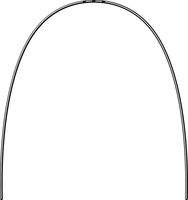 Arc idéal Equire préformé, thermoactif, maxillaire, forme de l’arc : style américain, rond 0,45 mm / 18