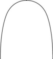 Equire thermo-active, preformed ideal arch, mandible, arch form: American Style, round 0.35 mm / 14