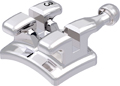 discovery®, Metallbracket mit Häkchen, Zahn 23, -2° Torque, +13° Angulation, Roth 22