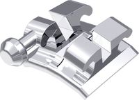 equilibrium® 2, Bandbracket mit Häkchen, Zahn 44, -17° Torque, 0° Angulation, Roth 22