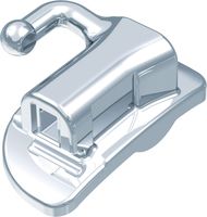 Ortho-Cast M-Series, Bukkalröhrchen DB, einfachvierkant, Zahn 16, 0° Torque, 0° Offset, Standard Edgewise 18